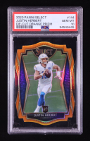 Justin Herbert 2020 Select Prizm Orange Die Cut #144 RC (PSA 10) at PristineAuction.com
