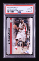 LeBron James 2003-04 Upper Deck Phenomenal Beginning LeBron James #16 RC (PSA 10) at PristineAuction.com