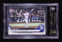 Shohei Ohtani 2025 Topps Now #160 (BGS 10 | Pristine Black Label) at PristineAuction.com