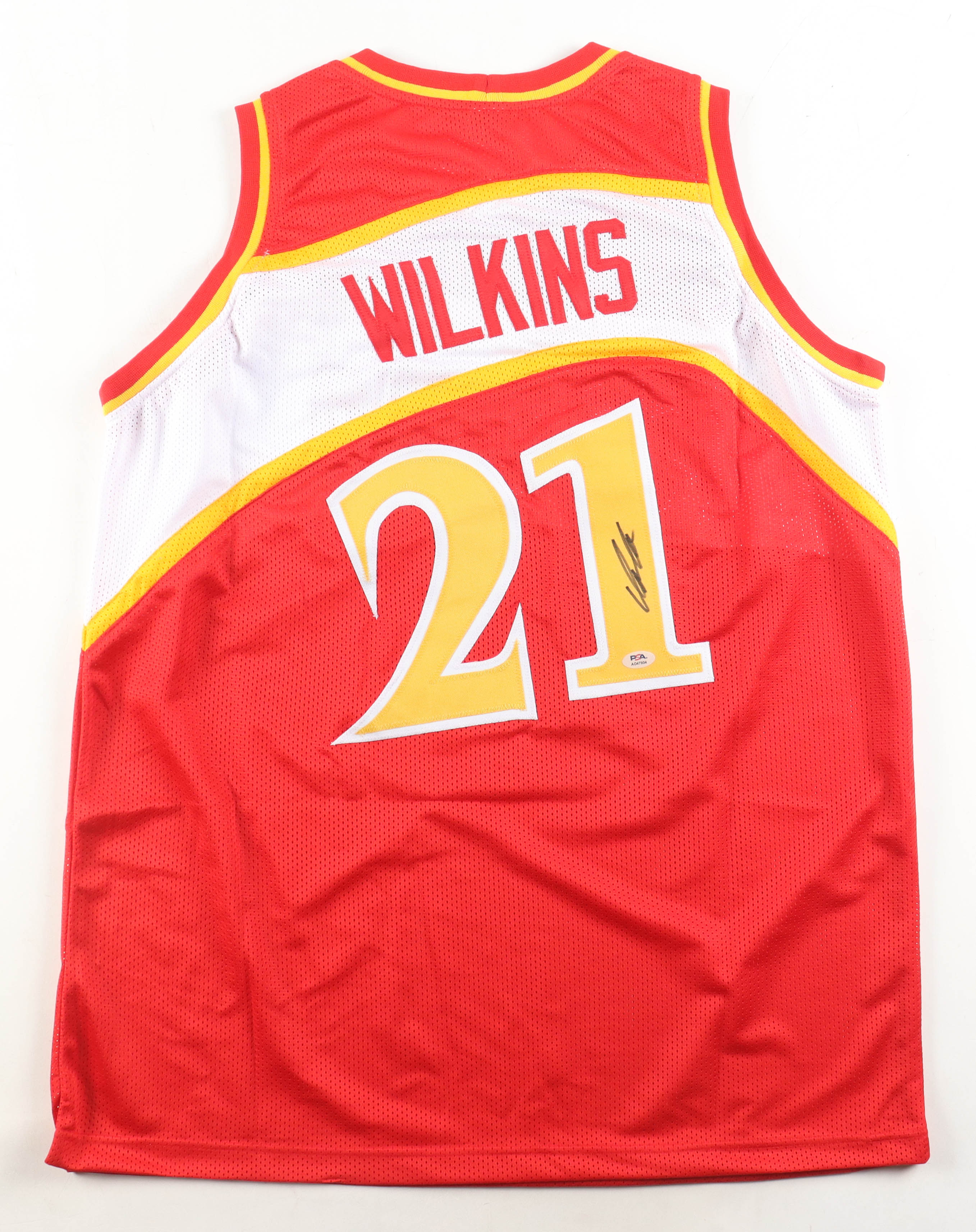 Dominique Wilkins Signed Jersey (PSA) at PristineAuction.com Dominique Wilkins Signed Jersey (PSA) at PristineAuction.com