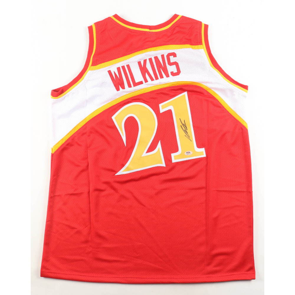 Dominique Wilkins Signed Jersey (PSA) at PristineAuction.com