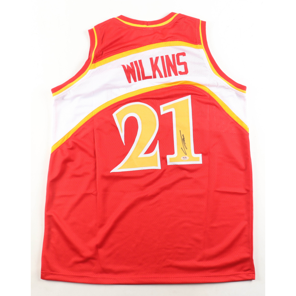 Dominique Wilkins Signed Jersey (PSA) at PristineAuction.com