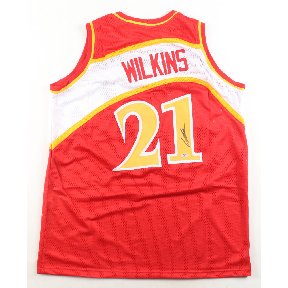Dominique Wilkins Signed Jersey (PSA) at PristineAuction.com