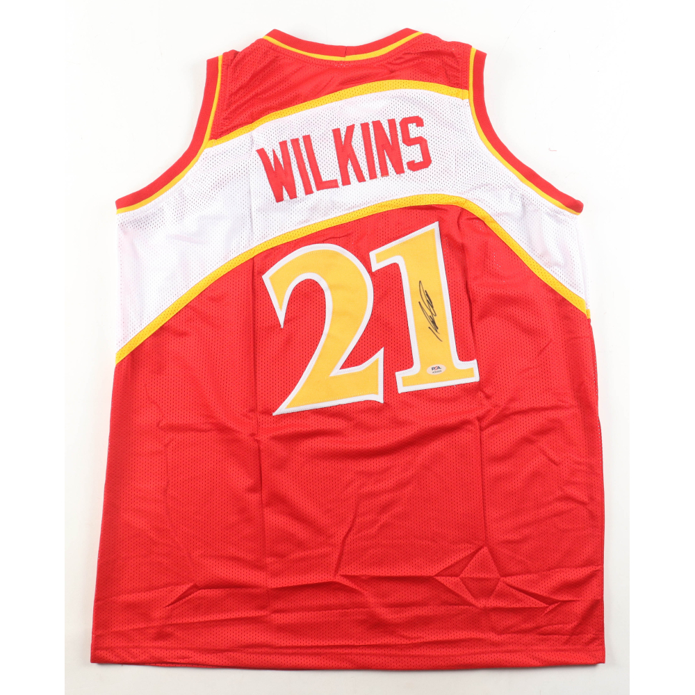 Dominique Wilkins Signed Jersey (PSA) at PristineAuction.com