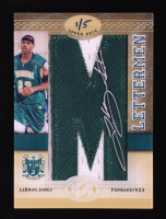 LeBron James 2011 Upper Deck All Time Greats Lettermen Autographs #LJA #1/5 SSP at PristineAuction.com