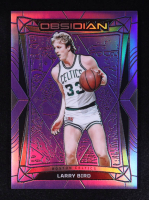 Larry Bird 2023-24 Panini Obsidian Electric Etch Purple Flood #67 #30/49 at PristineAuction.com