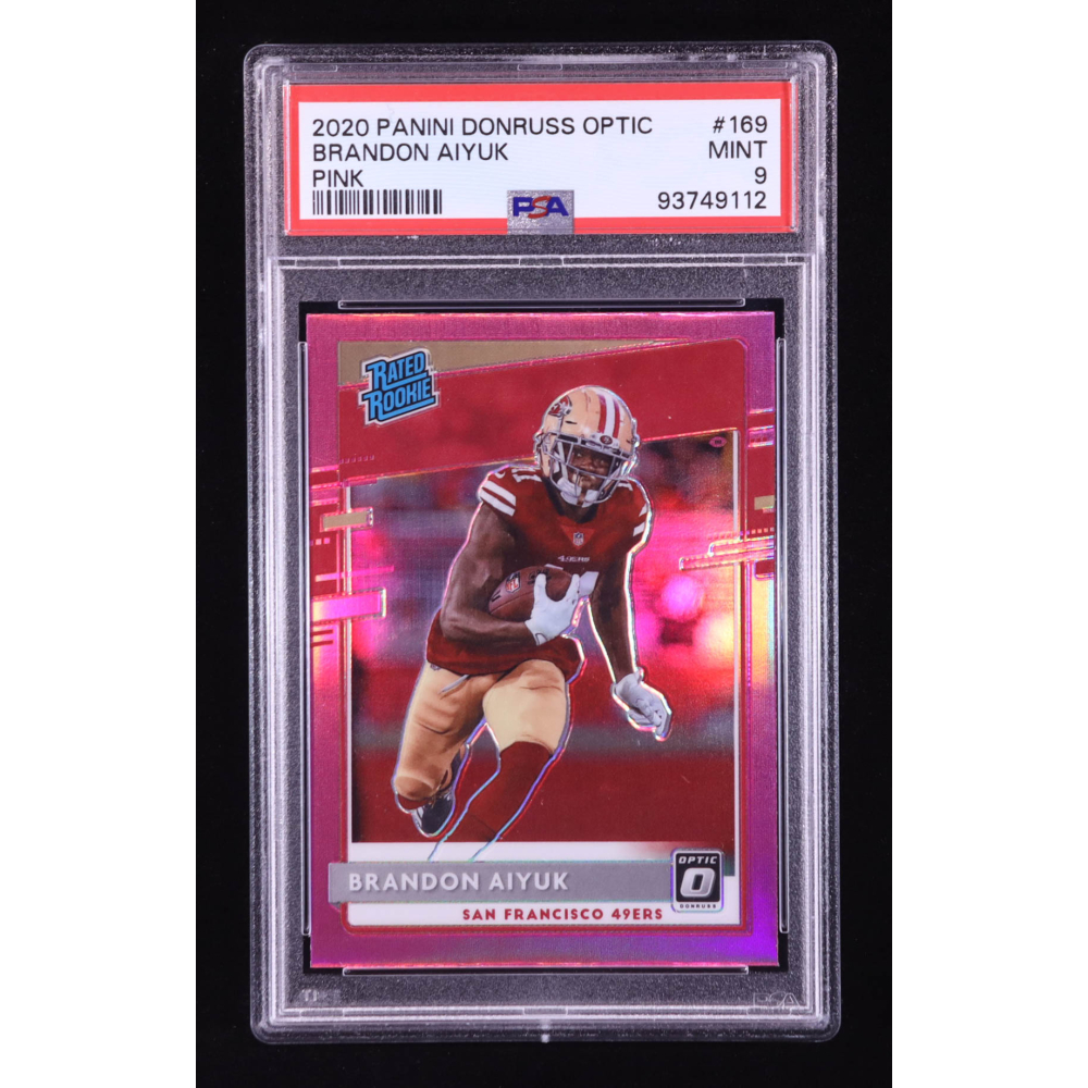 Brandon Aiyuk 2020 Donruss Optic Pink #169 RR RC (PSA 9) at PristineAuction.com