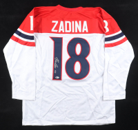 Filip Zadina Signed Jersey (Beckett) at PristineAuction.com