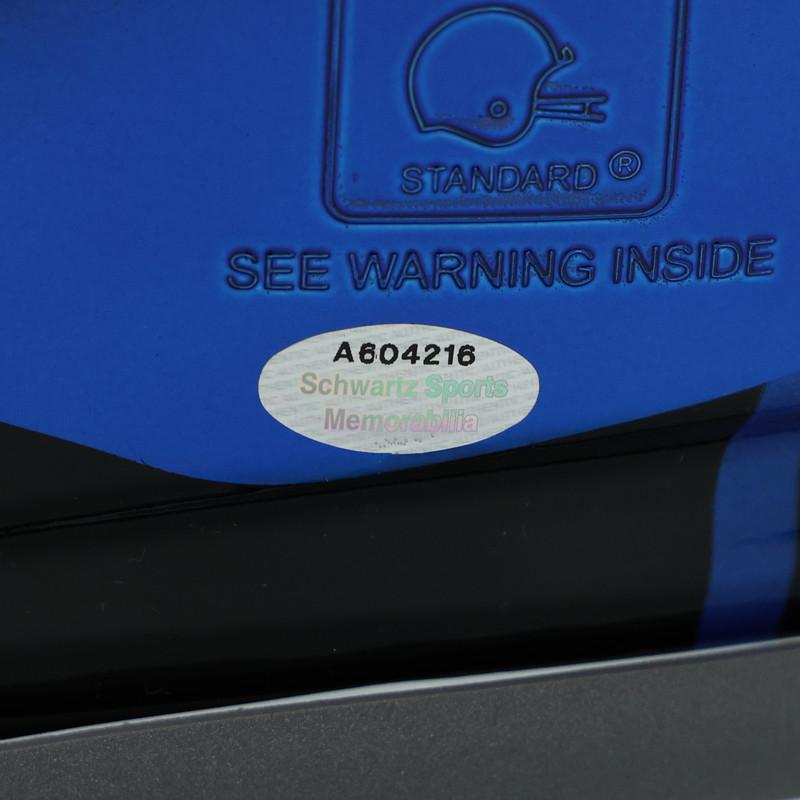 Calvin Johnson Signed Lions Full-Size Authentic On-Field Custom Painted Speedflex Helmet Inscribed "Megatron" (Schwartz) at PristineAuction.com Calvin Johnson Signed Lions Full-Size Authentic On-Field Custom Painted Speedflex Helmet Inscribed "Megatron" (Schwartz) at PristineAuction.com