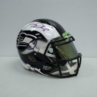 Sam Darnold Signed Seahawks / Vikings Full-Size Authentic On-Field Custom Painted Speed Helmet (Fanatics) at PristineAuction.com