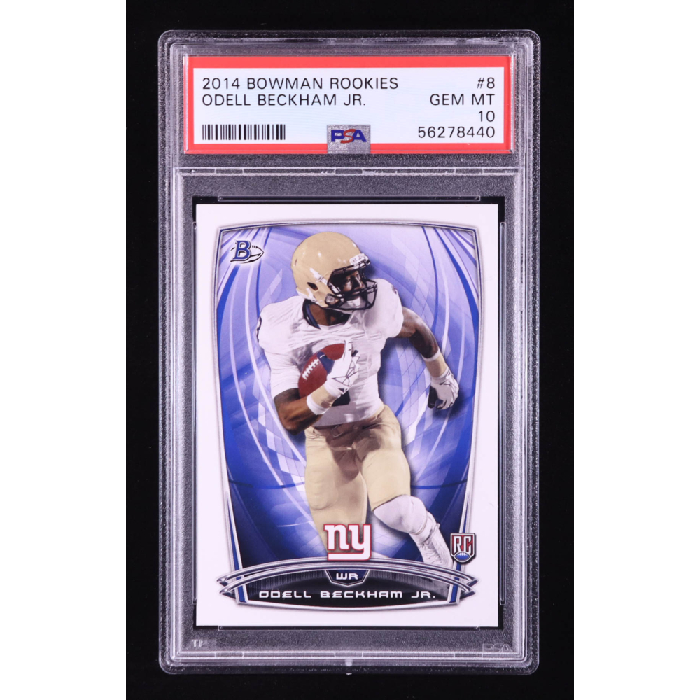 Odell Beckham Jr. 2014 Bowman Rookies #8 RC (PSA 10) at PristineAuction.com