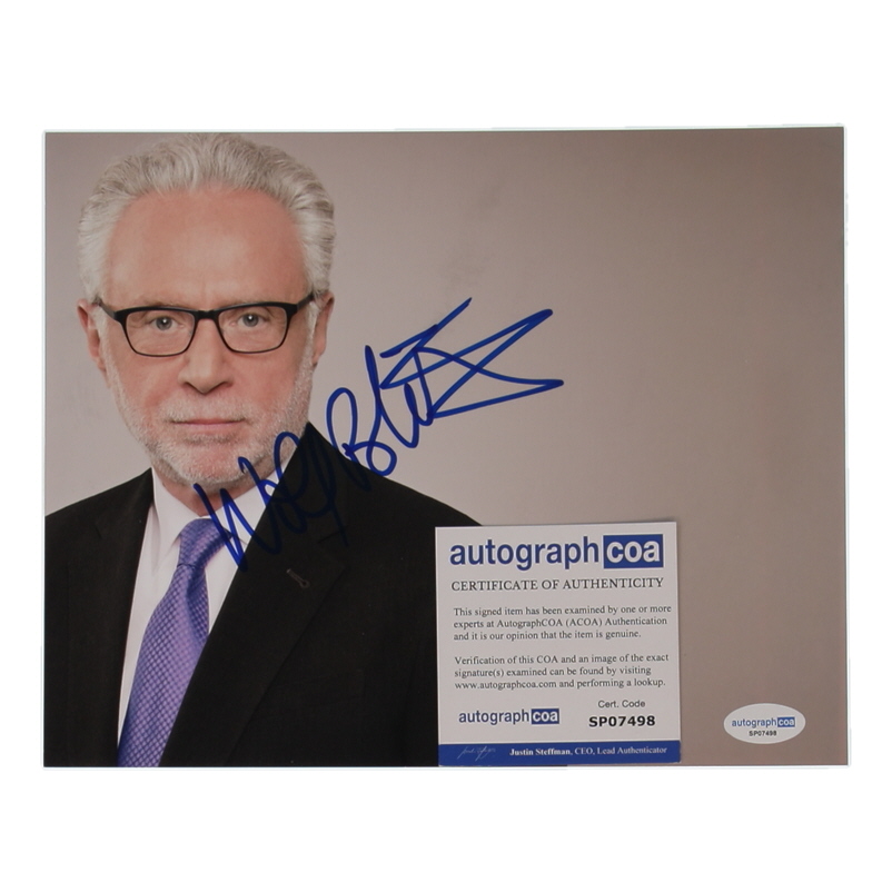 Wolf Blitzer Signed 8x10 Photo (ACOA) at PristineAuction.com Wolf Blitzer Signed 8x10 Photo (ACOA) at PristineAuction.com