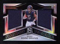 Rome Odunze 2024 Panini Spectra Rising Rookie Materials #11 #79/99 RC at PristineAuction.com