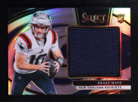 Drake Maye 2024 Select Jumbo Rookie Swatch Prizm #12 #124/149 RC at PristineAuction.com