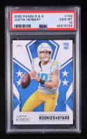 Justin Herbert 2020 Panini Rookie & Stars #103 RC (PSA 10) at PristineAuction.com