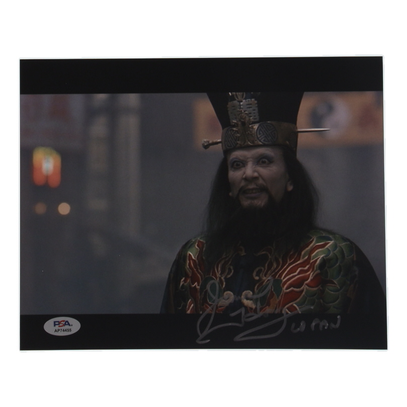James Hong Signed "Big Trouble in Little China" 8x10 Photo Inscribed "Lo Pan" (PSA) at PristineAuction.com James Hong Signed "Big Trouble in Little China" 8x10 Photo Inscribed "Lo Pan" (PSA) at PristineAuction.com