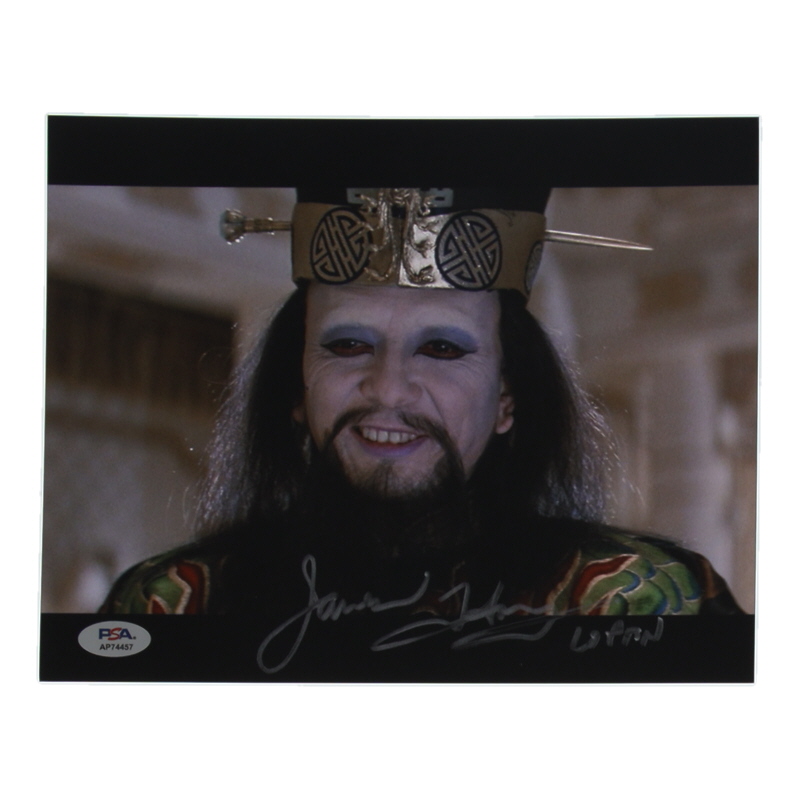 James Hong Signed "Big Trouble in Little China" 8x10 Photo Inscribed "Lo Pan" (PSA) at PristineAuction.com James Hong Signed "Big Trouble in Little China" 8x10 Photo Inscribed "Lo Pan" (PSA) at PristineAuction.com