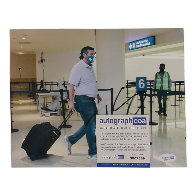 Ted Cruz Signed 8x10 Photo (ACOA) at PristineAuction.com Ted Cruz Signed 8x10 Photo (ACOA) at PristineAuction.com