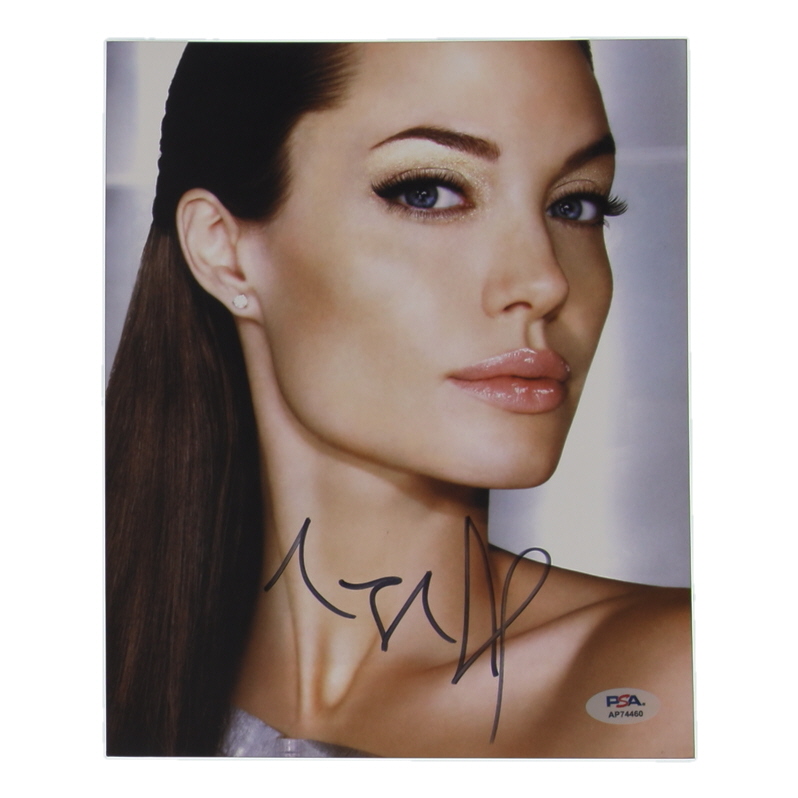 Angelina Jolie Signed 8x10 Photo (PSA) at PristineAuction.com Angelina Jolie Signed 8x10 Photo (PSA) at PristineAuction.com