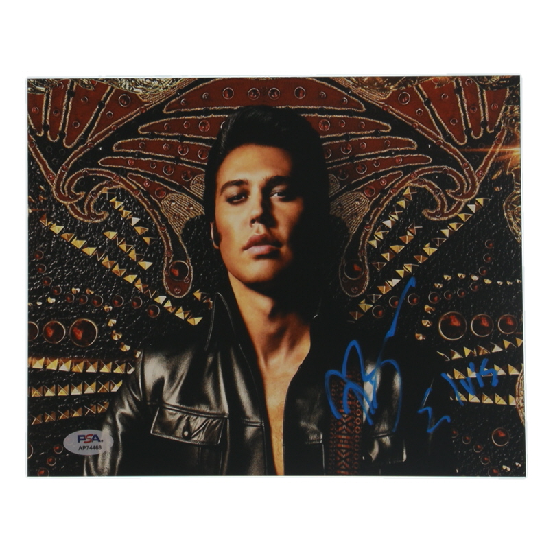 Austin Butler Signed "Elvis" 8x10 Photo Inscribed "Elvis" (PSA) at PristineAuction.com Austin Butler Signed "Elvis" 8x10 Photo Inscribed "Elvis" (PSA) at PristineAuction.com