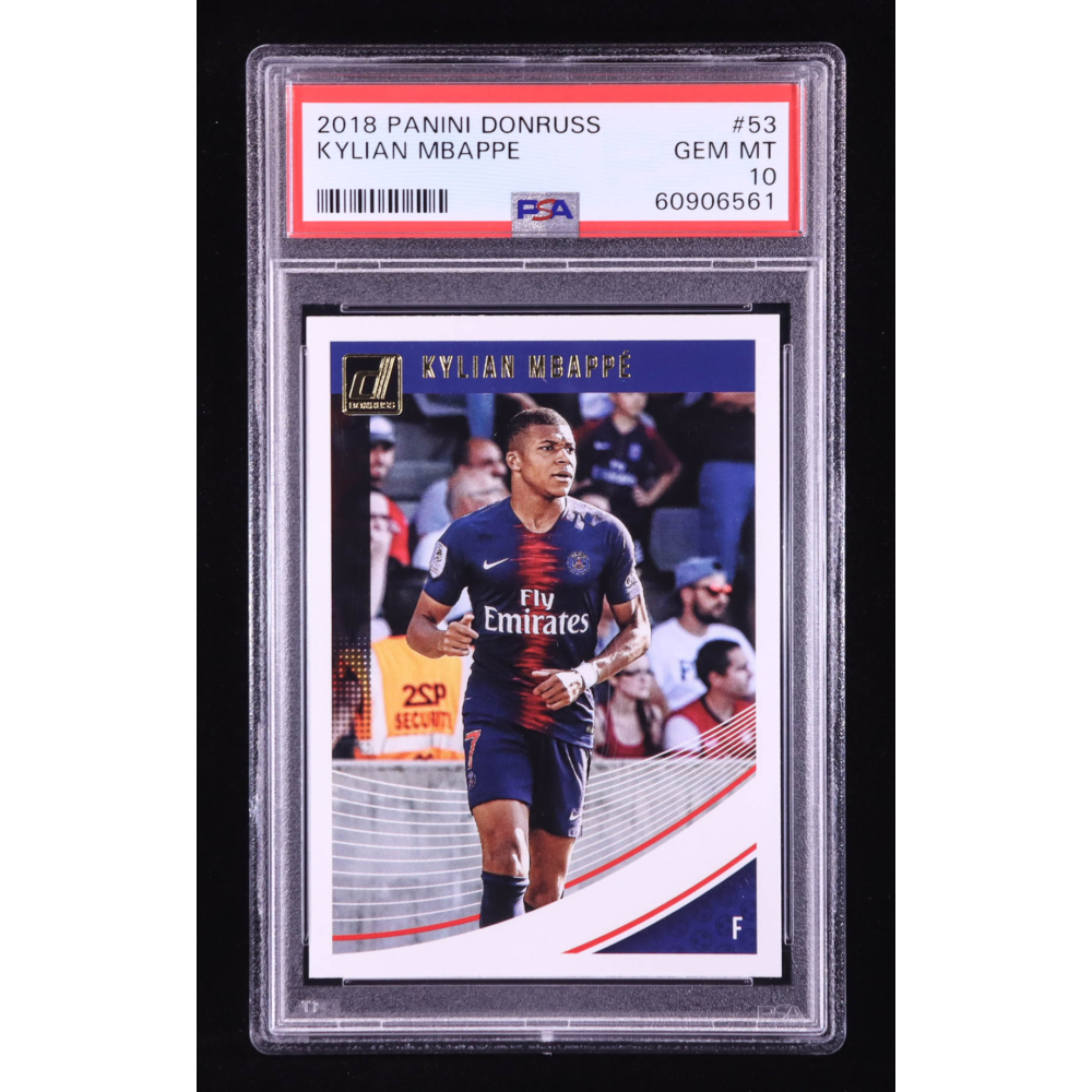 Kylian Mbappe 2018-19 Donruss #53 (PSA 10) at PristineAuction.com