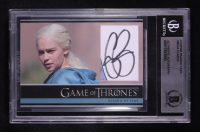 Emilia Clarke Signed "Game of Thrones" Custom Trading Card (BGS) at PristineAuction.com