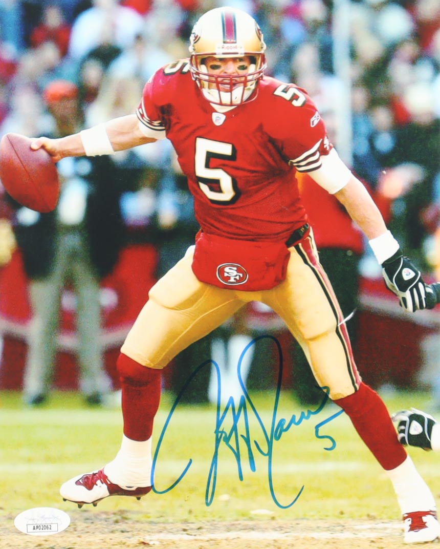 Jeff Garcia Signed 49ers 8x10 Photo (JSA) at PristineAuction.com Jeff Garcia Signed 49ers 8x10 Photo (JSA) at PristineAuction.com