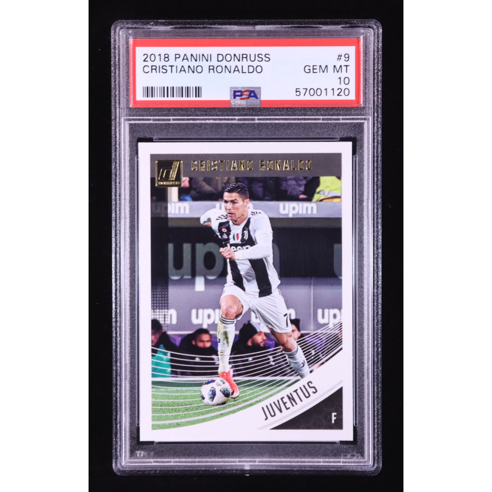 Cristiano Ronaldo 2018-19 Donruss #9 (PSA 10) at PristineAuction.com