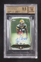 Davante Adams 2014 Topps Chrome Mini Rookie Autographs #114 (BGS 9.5 | Auto Grade 10) at PristineAuction.com