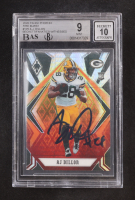 A.J. Dillon Signed 2020 Panini Phoenix Fire Burst #125 (BGS 9 | Auto Grade 10) at PristineAuction.com