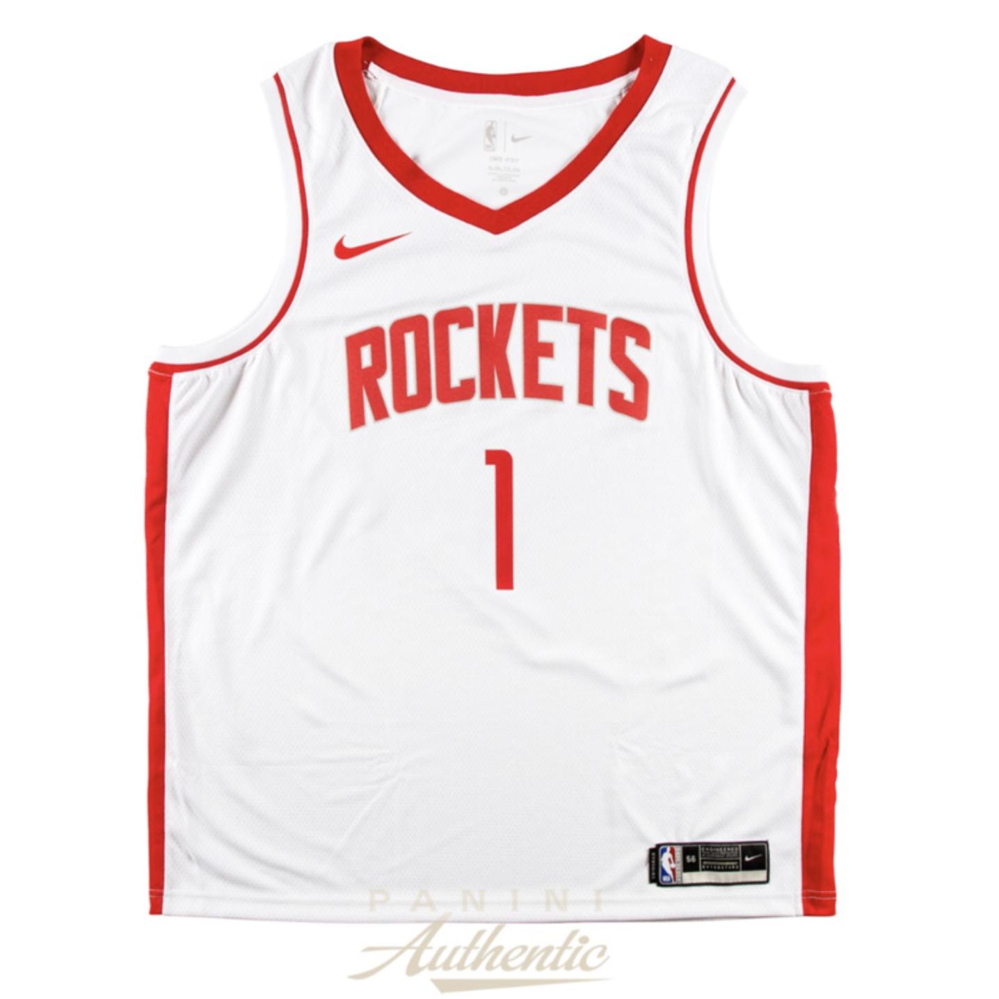 Amen Thompson Signed Rockets Nike Authentic Jersey (Panini) at PristineAuction.com Amen Thompson Signed Rockets Nike Authentic Jersey (Panini) at PristineAuction.com