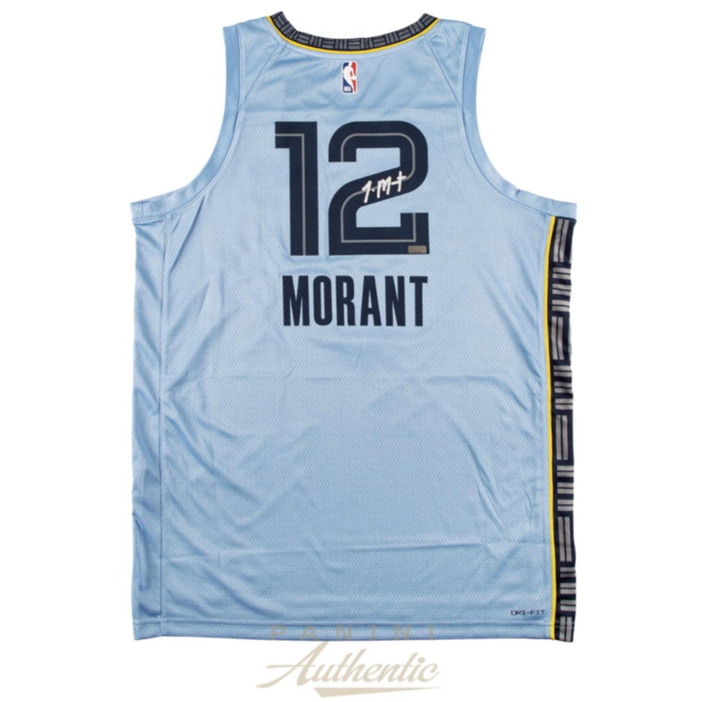 Ja Morant Autographed Grizzlies Nike Authentic Jersey (Panini) at PristineAuction.com Ja Morant Autographed Grizzlies Nike Authentic Jersey (Panini) at PristineAuction.com