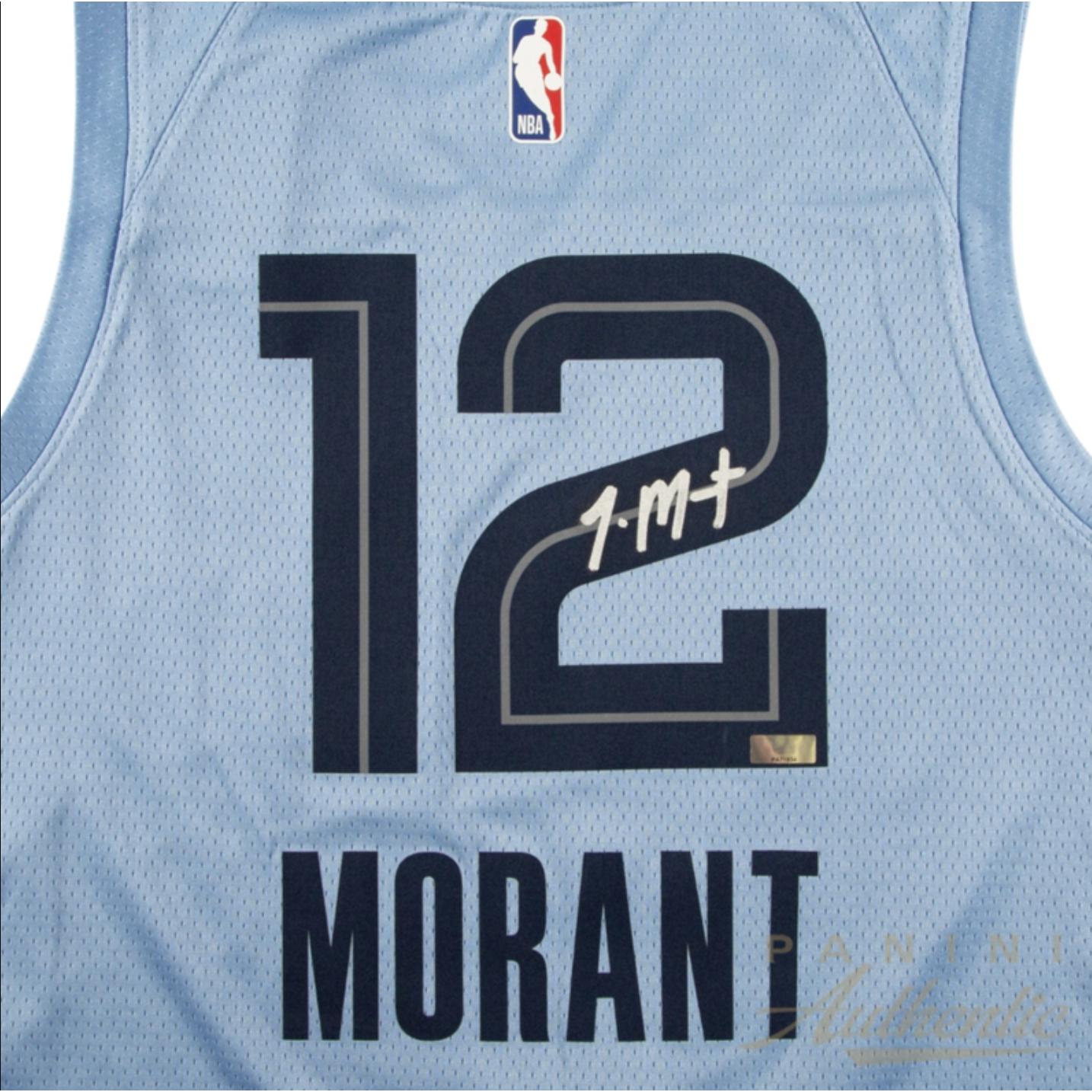 Ja Morant Autographed Grizzlies Nike Authentic Jersey (Panini) at PristineAuction.com Ja Morant Autographed Grizzlies Nike Authentic Jersey (Panini) at PristineAuction.com