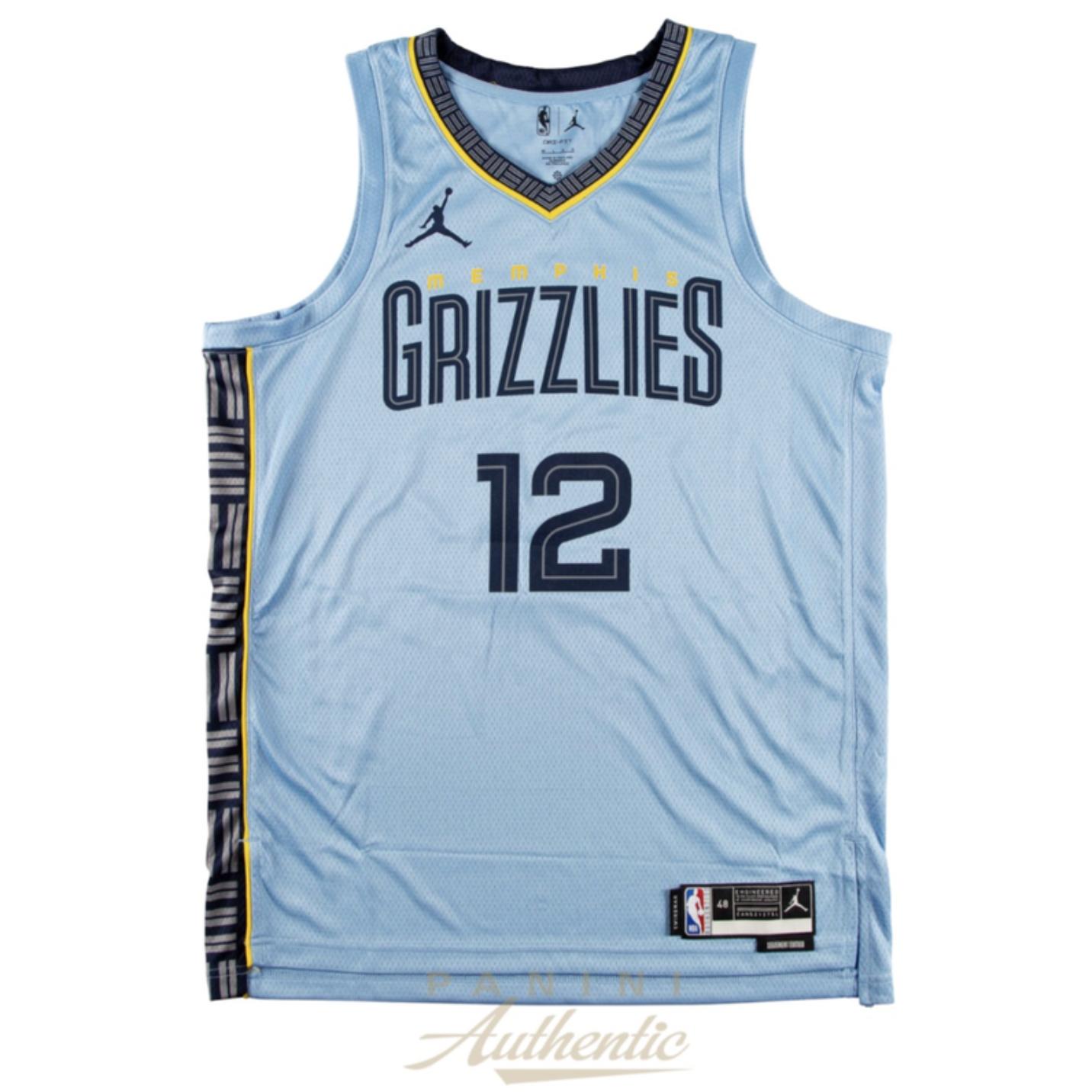 Ja Morant Autographed Grizzlies Nike Authentic Jersey (Panini) at PristineAuction.com Ja Morant Autographed Grizzlies Nike Authentic Jersey (Panini) at PristineAuction.com