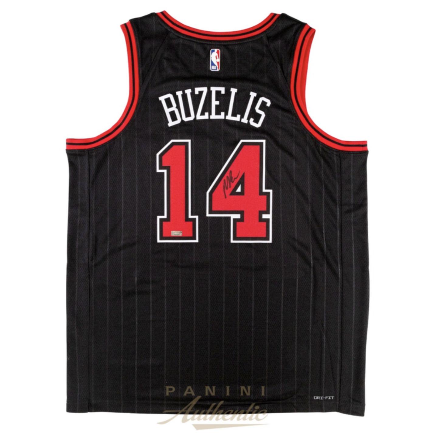 Matas Buzelis Signed Bulls Nike Authentic Jersey (Panini) at PristineAuction.com Matas Buzelis Signed Bulls Nike Authentic Jersey (Panini) at PristineAuction.com