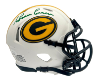 Ahman Green Signed Packers Lunar Eclipse Alternate Speed Mini Helmet (JSA) at PristineAuction.com