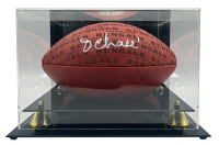 Ja'Marr Chase Signed Official NFL "The Duke" Bengals Team Showcase Football with Display Case (Beckett) at PristineAuction.com