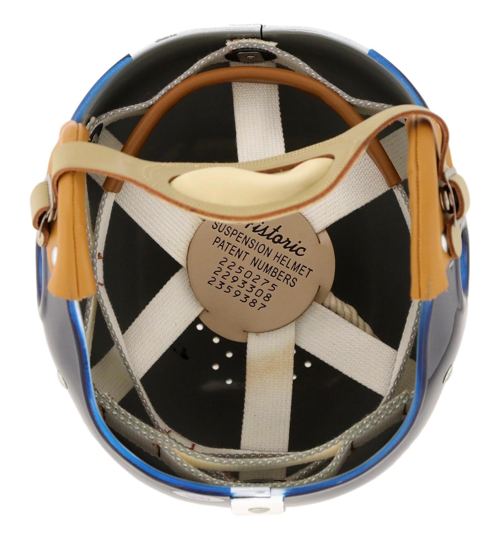 Gino Marchetti Signed Colts Full-Size Suspension Helmet Inscribed "HOF 72" with Display Case (PSA) at PristineAuction.com Gino Marchetti Signed Colts Full-Size Suspension Helmet Inscribed "HOF 72" with Display Case (PSA) at PristineAuction.com