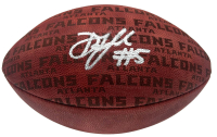Drake London Signed Official NFL "The Duke" Falcons Team Showcase Football (Beckett) at PristineAuction.com