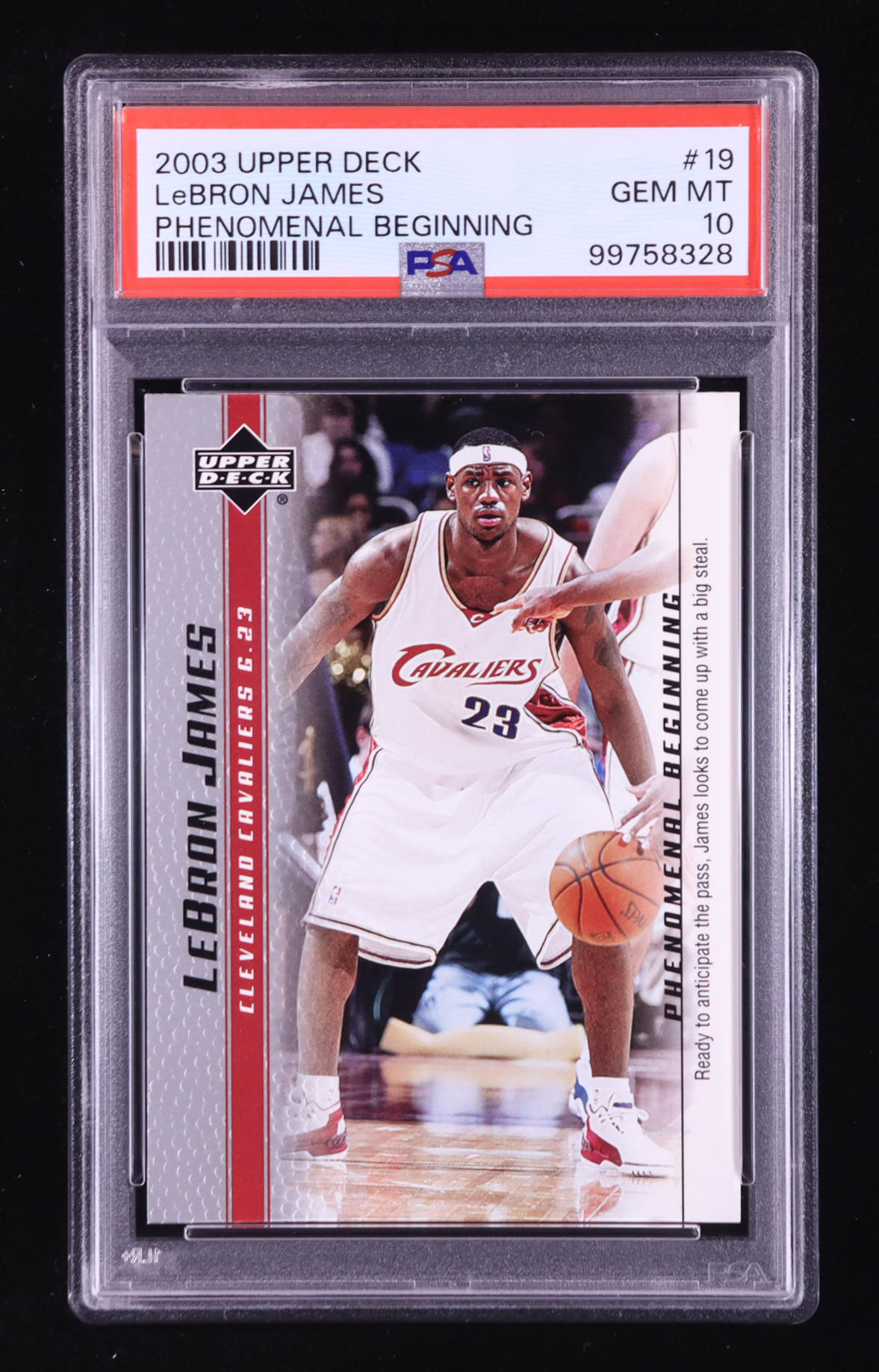 2004 upper deck lebron james phenomenal beginning