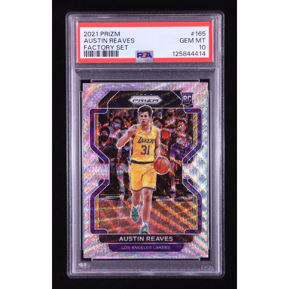 Austin Reaves 2021-22 Panini Prizm Factory Set #165 RC (PSA 10) at PristineAuction.com