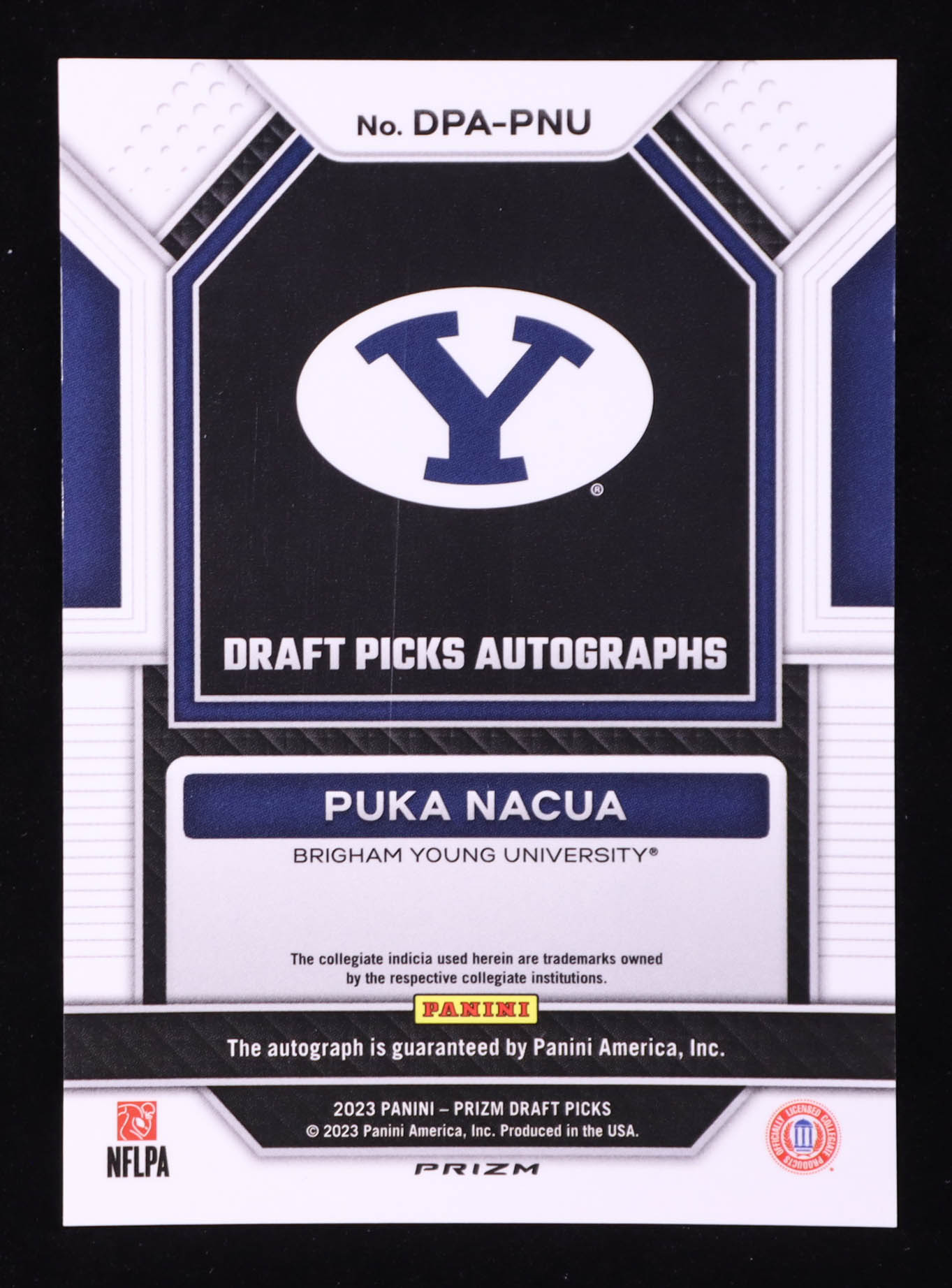 Puka Nacua 2023 Panini Prizm Draft Picks Draft Picks Autographs Silver #11 RC at PristineAuction.com Puka Nacua 2023 Panini Prizm Draft Picks Draft Picks Autographs Silver #11 RC at PristineAuction.com
