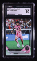 Lionel Messi 2025 Topps Now MLS #61 (CGC 10) at PristineAuction.com