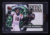 Peyton Manning 2024 Wild Card QB1 On The Clock White/Green #OCW-WH-PM1 #4/10 at PristineAuction.com