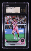 Lionel Messi 2025 Topps Now MLS #61 (CGC 10 | Pristine Black Label) at PristineAuction.com