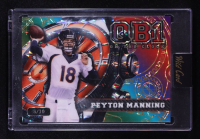Peyton Manning 2024 Wild Card QB1 On The Clock Orange Mosaic #OCW-RB-PM1 #5/10 at PristineAuction.com