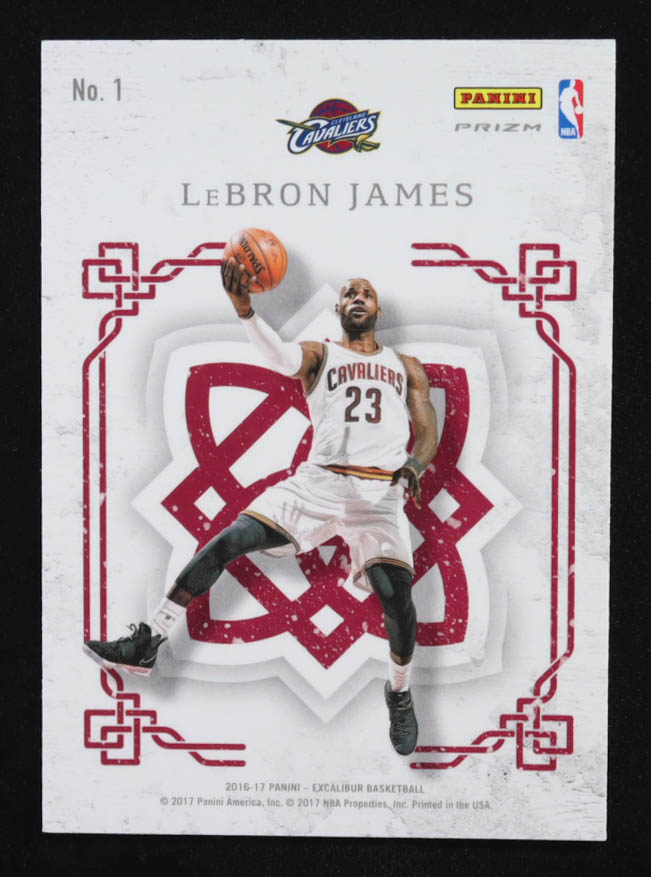 LeBron James 2016-17 Panini Excalibur Crusade Silver #1 at PristineAuction.com LeBron James 2016-17 Panini Excalibur Crusade Silver #1 at PristineAuction.com