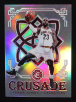 LeBron James 2016-17 Panini Excalibur Crusade Silver #1 at PristineAuction.com
