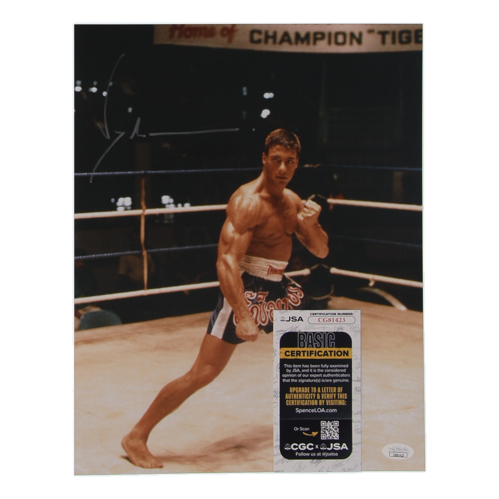 Jean-Claude Van Damme Signed "Kickboxer" 11x14 Photo (JSA) at PristineAuction.com Jean-Claude Van Damme Signed "Kickboxer" 11x14 Photo (JSA) at PristineAuction.com