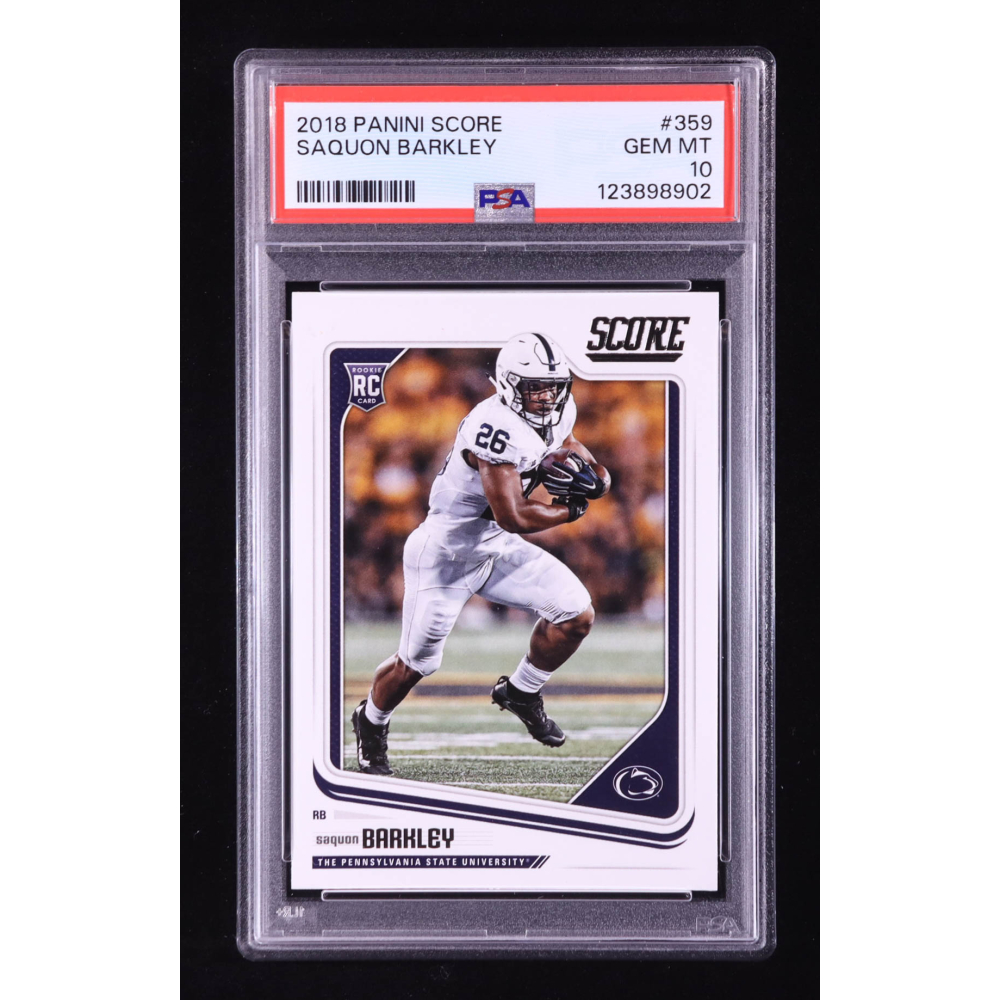 Saquon Barkley 2018 Score #359 RC (PSA 10) at PristineAuction.com